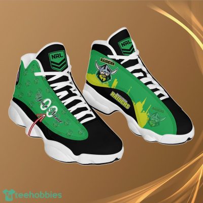 Canberra Raiders Personalzied Name NRL Air Jordan 13 Shoes Best Gift Fans