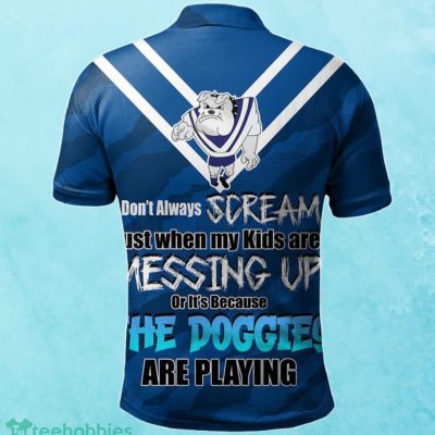 Canterbury-Bankstown Bulldogs Custom Name Father?s Day NRL Custom Polo Shirt Best Gift For Fans