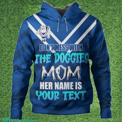 Canterbury-Bankstown Bulldogs Custom Name Mother?s Day NRL Custom Hoodie Best Gift For Fans