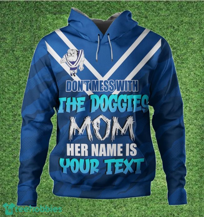 Canterbury-Bankstown Bulldogs Custom Name Mother?s Day NRL Custom Hoodie Best Gift For Fans