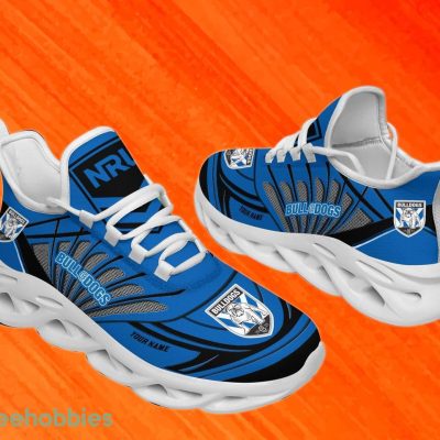 Canterbury Bankstown Bulldogs Custom Name NRL Max Soul Shoes Men And Women For Fans