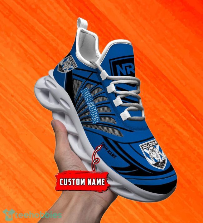 Canterbury Bankstown Bulldogs Custom Name NRL Max Soul Shoes Men And Women For Fans