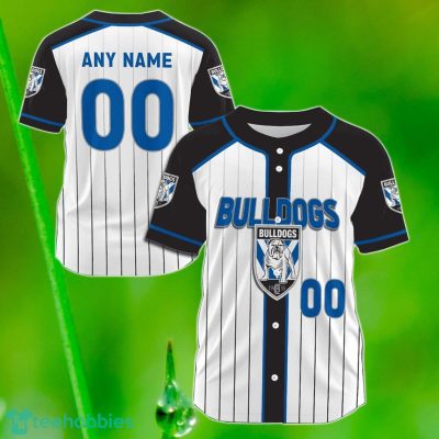 Canterbury-Bankstown Bulldogs Custom Name & Number NRL Baseball Jersey Best Gift For Men And Women Fans
