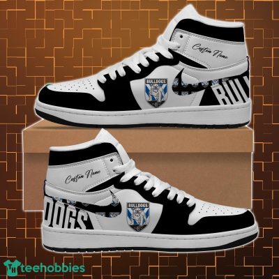 Canterbury Bankstown Bulldogs NRL Air Jordan Hightop Shoes Custom Name For fans