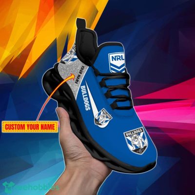 Canterbury-Bankstown Bulldogs NRL Glitter Personalized Max Soul Shoes