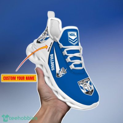 Canterbury-Bankstown Bulldogs Personalized Name NRL Max Soul Shoes Gift Fans