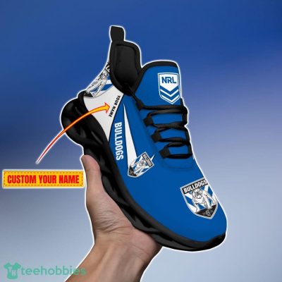 Canterbury-Bankstown Bulldogs Personalized Name NRL Max Soul Shoes Gift Fans