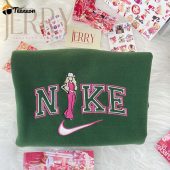 Cheap Barbie Nike Embroidered Sweatshirt, Perfect Couple Gift For Christmas| soulcals.com