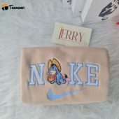 Cheap Eeyore Winnie The Pooh Nike Embroidered Sweatshirt, Halloween Gift Ideas For Couple| soulcals.com