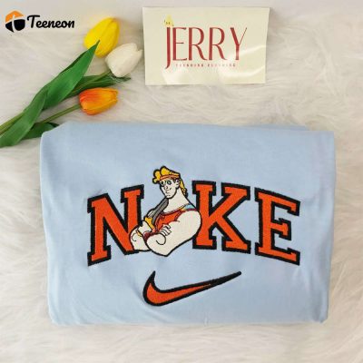 Cheap Hercules Disney Nike Embroidered Sweatshirt, Christmas Present For Couples| soulcals.com
