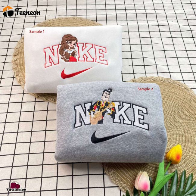 Affordable Manolo Sanchez and Maria Posada Couple Nike Embroidered Sweatshirts Stylish Nike Embroidery| soulcals.com