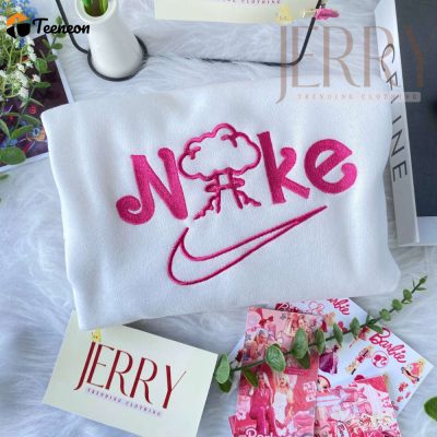 Cheap Oppenheimer And Barbie Nike Embroidered Sweatshirt| soulcals.com