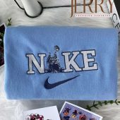 Cheap Stitch Nike Embroidered Sweatshirt, Perfect Couple Gift For Halloween| soulcals.com