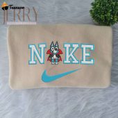 Cheap Vampire Bandit Heeler Bluey Disney Nike Embroidered Sweatshirt, Halloween Gift For Couple| soulcals.com