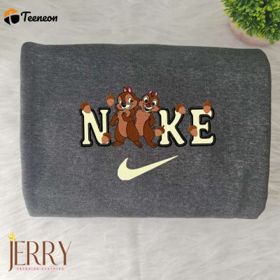 Chip And Dale Disney Nike Embroidered Sweatshirts| soulcals.com