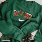 Christmas Grinch Nike Embroidered Sweatshirt, Grinch Shirt| soulcals.com