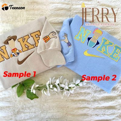 Cowboy And Peep Nike Embroidered Sweatshirt| soulcals.com