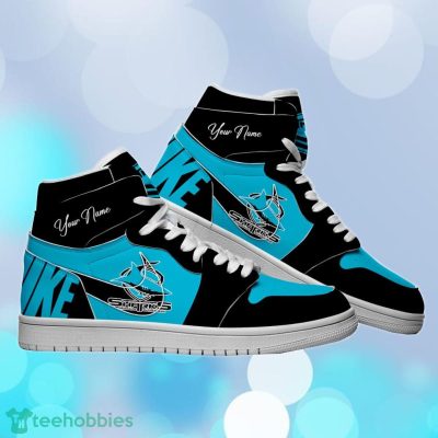 Cronulla-Sutherland Sharks Custom Name NRL Air Jordan HighTop Best Gift For Fans