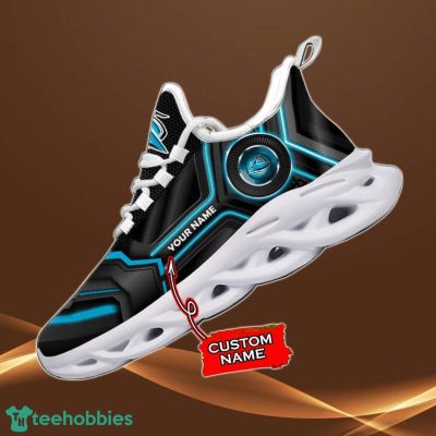 Cronulla-Sutherland Sharks NRL 2023 Custom Name Max Soul Sneaker Best Gift For Men And Women Fans