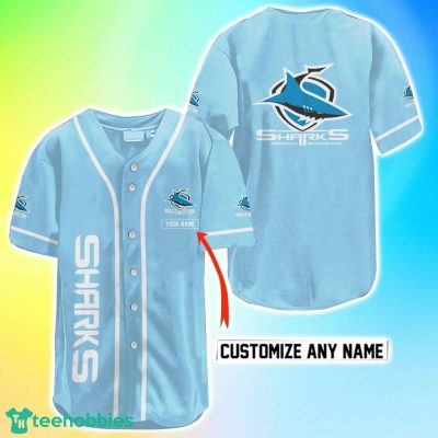 Cronulla-Sutherland Sharks NRL Custom Name Baseball Jersey Best Gift For Men And Women Fans