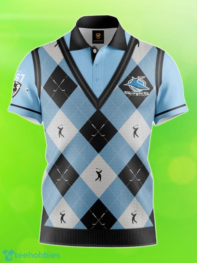 Cronulla Sutherland Sharks NRL Fairway Golf Polo Shirt Best Gift Men And Women For Fans