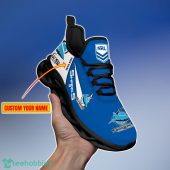 Cronulla Sutherland Sharks Personalized Name Nrl Max Soul Shoes Gift Fans - demo10