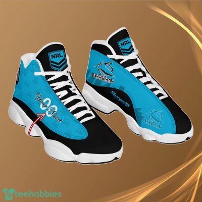 Cronulla-Sutherland Sharks Personalzied Name NRL Air Jordan 13 Shoes Best Gift Fans