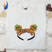 Crown For Halloween Mickey Mouse Ears Embroidered Shirt Halloween Embroidered Shirt Disney Halloween Embroidered Shirt.jpg - demo10