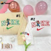 Cute Mario & Luigi Nike Embroidered Sweatshirt & Hoodies Perfect Matching Styles| soulcals.com