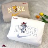 Cute Tom And Jerry Nike Embroidered Sweatshirts Nike Embroidery Matching 1.jpeg - demo10