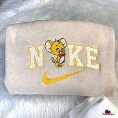 Cute Tom And Jerry Nike Embroidered Sweatshirts Nike Embroidery Matching 2.jpeg - demo10