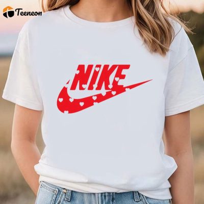 Cute Valentines Day Shirts, Valentines Swoosh Shirt, Nike Valentines Day T-shirt| soulcals.com