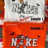 Daisy And Donald Duck Disney Matching Halloween Nike Embroidered Sweatshirts| soulcals.com
