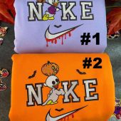 Dewey Duck And Louie Duck Disney Nike Embroidered Sweatshirts| soulcals.com