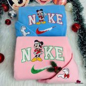 Disney Couples Mickey And Minnie Mouse Christmas Nike Disney Embroidered Sweatshirt Nike Embroidered Sweatshirt Matching Christmas Gifts 1.jpeg - demo10