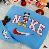Disney Couples Mickey And Minnie Mouse Christmas Nike Disney Embroidered Sweatshirt Nike Embroidered Sweatshirt Matching Christmas Gifts 3.jpeg - demo10