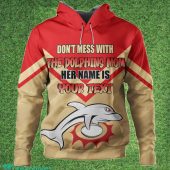 Dolphins Custom Name Mother’s Day Nrl Custom Hoodie Best Gift For Fan - demo10