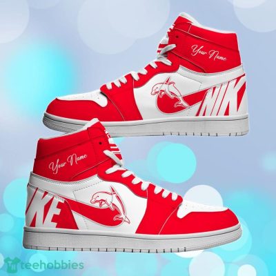 Dolphins Custom Name NRL Air Jordan HighTop Best Gift For Fans
