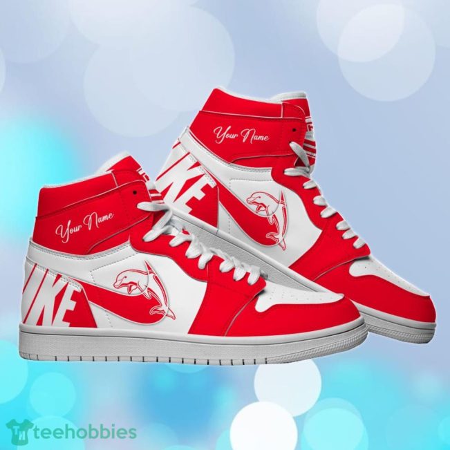 Dolphins Custom Name NRL Air Jordan HighTop Best Gift For Fans