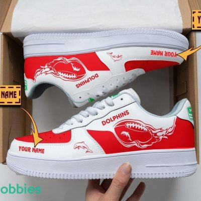 Dolphins NRL Air Force Shoes Custom Name Men Women Gift AF1 Shoes
