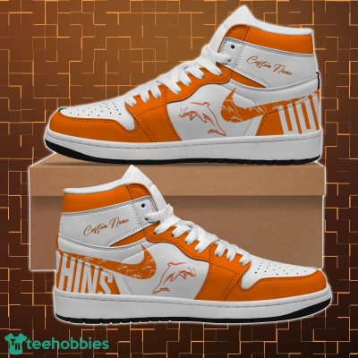 Dolphins NRL Air Jordan Hightop Shoes Custom Name For fans