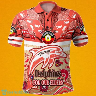 Dolphins NRL Australia Naidoc Week Polo Shirt Best Gift For Fans
