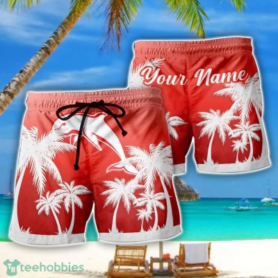 Dolphins NRL Beach Shorts Custom Name