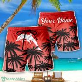 Dolphins NRL Coconut Pattern Tropical Beach Shorts For Mens Personalized Name