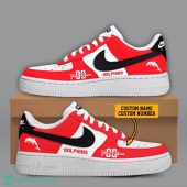 Dolphins NRL Custom Name And Number Personalized Air Force 1 Sneaker