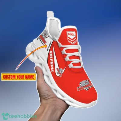 Dolphins Personalized Name NRL Max Soul Shoes Gift Fans