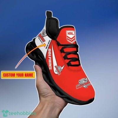 Dolphins Personalized Name NRL Max Soul Shoes Gift Fans