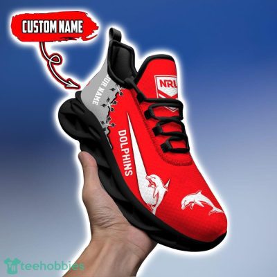 Dolphins-Personalized Name NRL Premium Luxury Max Soul Shoes Best Gift For Fans