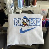 Donald Duck Disney Nike Embroidered Sweatshirt| soulcals.com