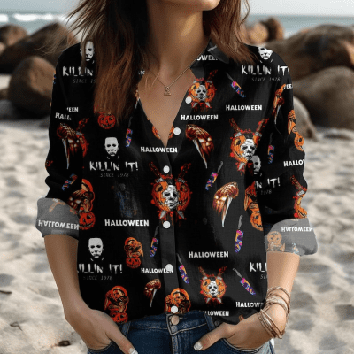 Michael Myers Halloween Casual Shirt, Halloween Horror Movies Shirt, Horror Lover Gift